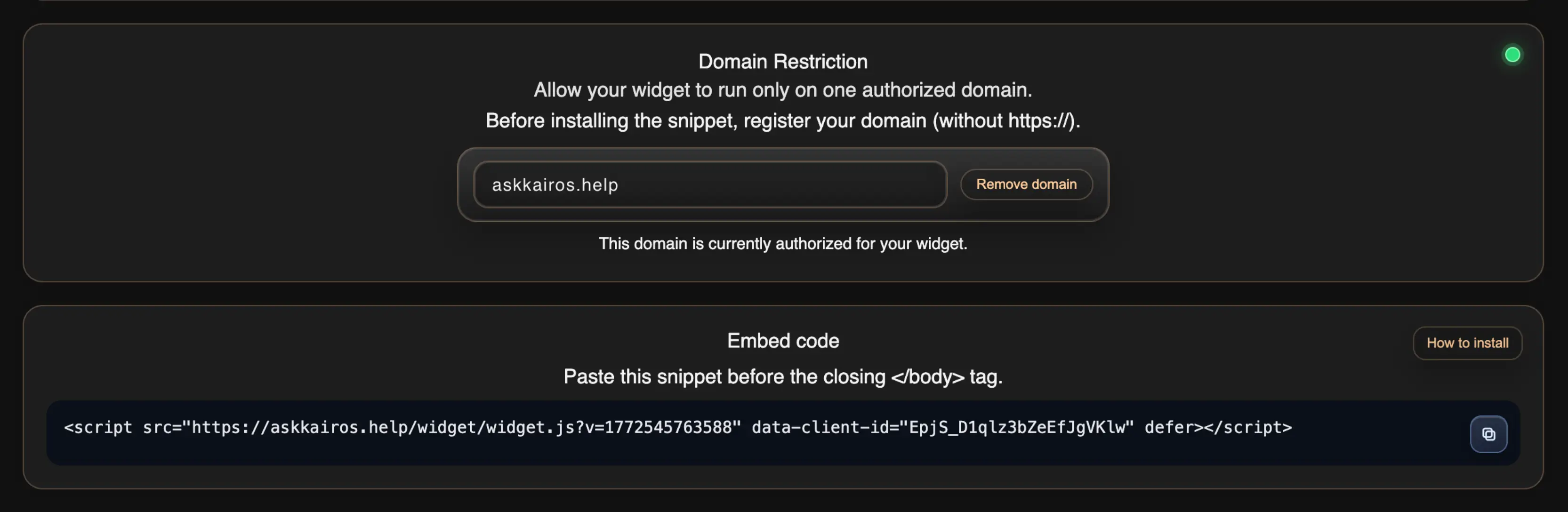 Snippet protection preview